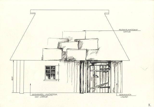 Sauna eestvaade (ERM EJ 441:9), Eesti Rahva Muuseum