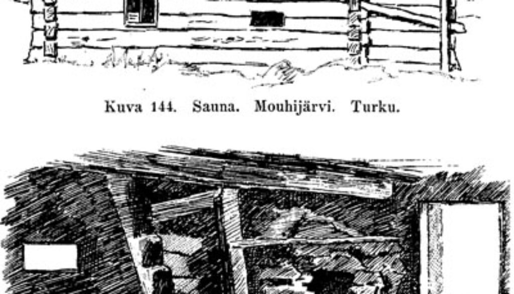 Vana Soome saun Mouhijarvil